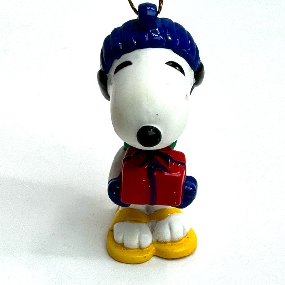 Vintage (2) Snoopy and Woodstock Christmas Tree Ornaments - Picture 5 of 14